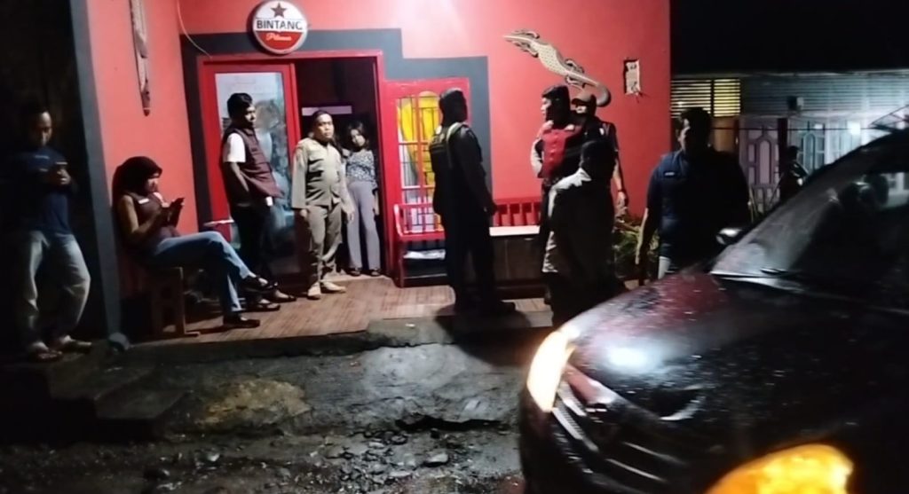 Operasi pekat di salah satu Cafe di Pasaman Barat, Sabtu malam, (18/10/2025)