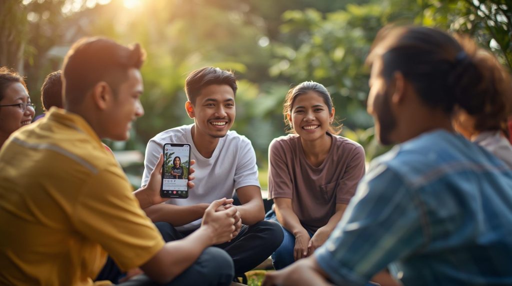 Pancasila untuk Gen Z: Nilai Lama dengan Aksi Digital Segar Ilustrasi Gen Z yang mecerminkan sila pada pancasila. (Pict: AI-Rich)