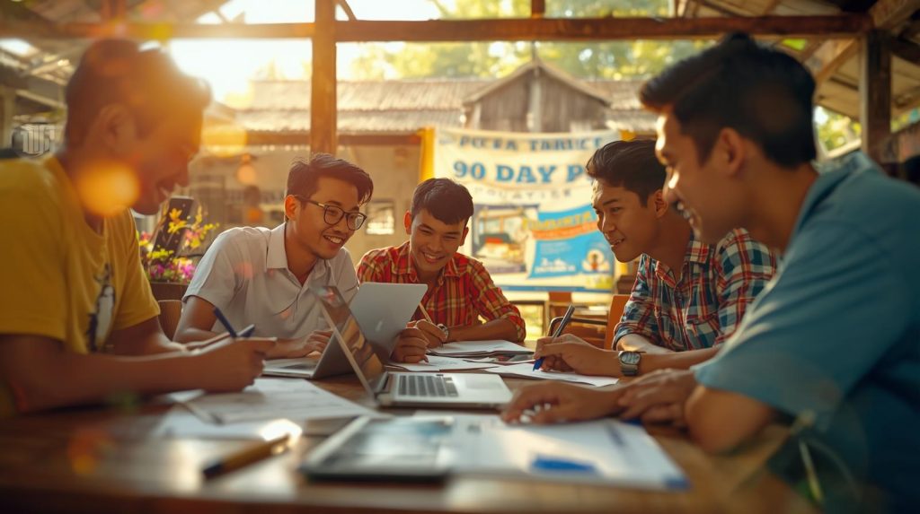 Proyek komunitas sumpah pemuda yang menjadi kerja nyata. (Pict: AI-Rich)