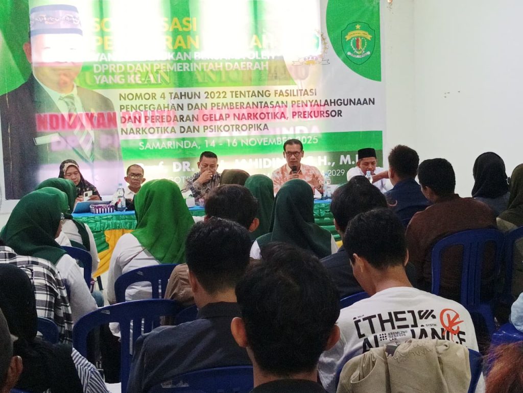 Prof. Jahidin menggelar sosialisasi Perda Nomor 4 Tahun 2022 di Samarinda Ilir