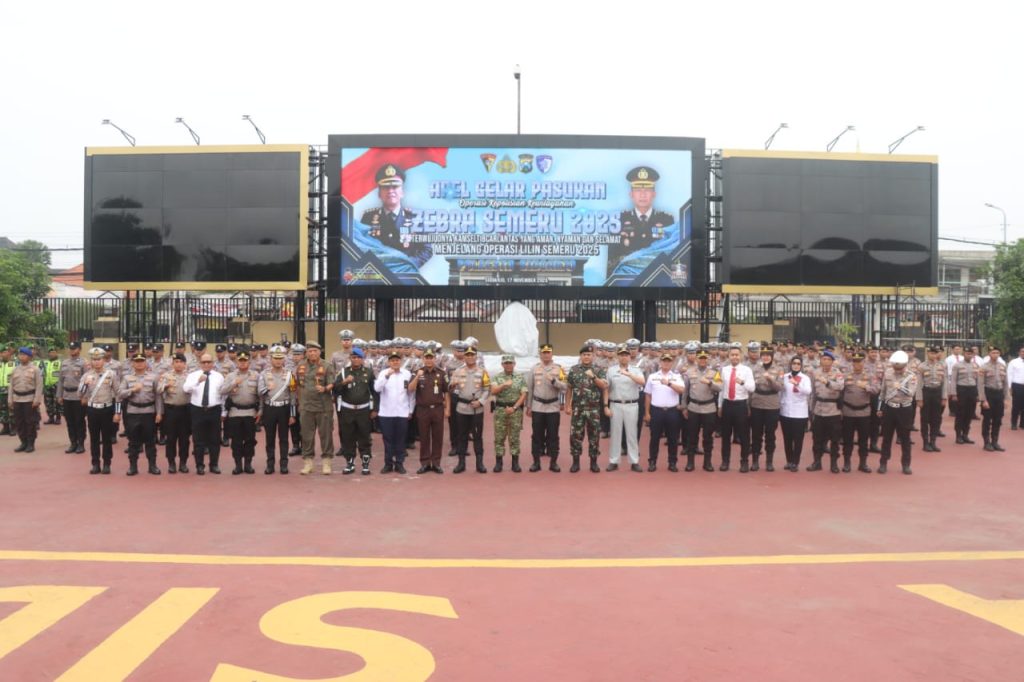 Operasi Zebra 2025 Dimulai, Polresta Sidoarjo Tekankan Edukasi Berlalu Lintas