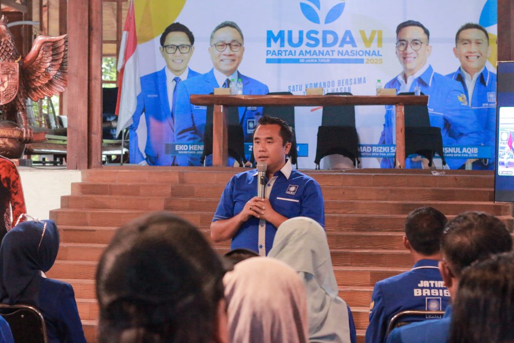 Cak Salam Kembali Pimpin PAN Jember Hingga 2030 Foto Ali M. Ketua DPD PAN Jember H,Abdus Salam,SE di acara Musda VI Partai Amanat Nasional