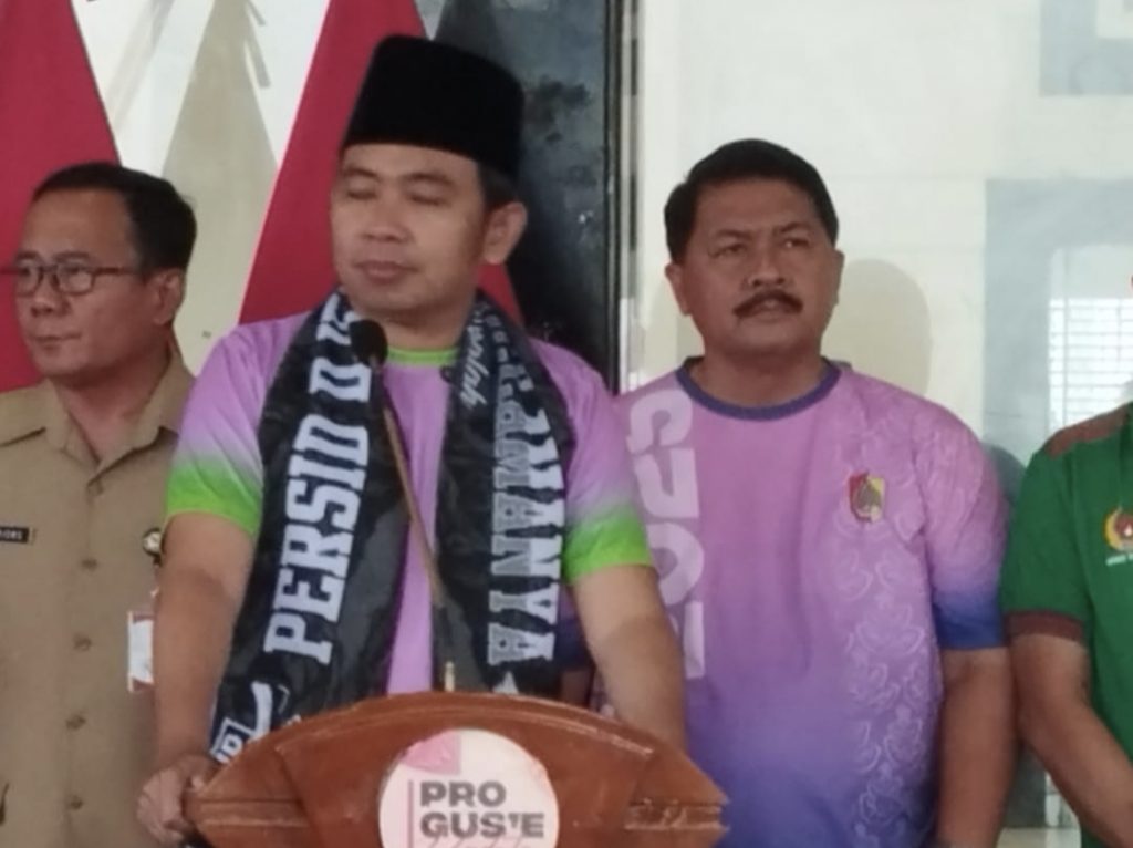 Bupati Jember Muhammad Fawaid saat acara Pro Gus,e (Foto Edi Mulyono/GOnews.id)