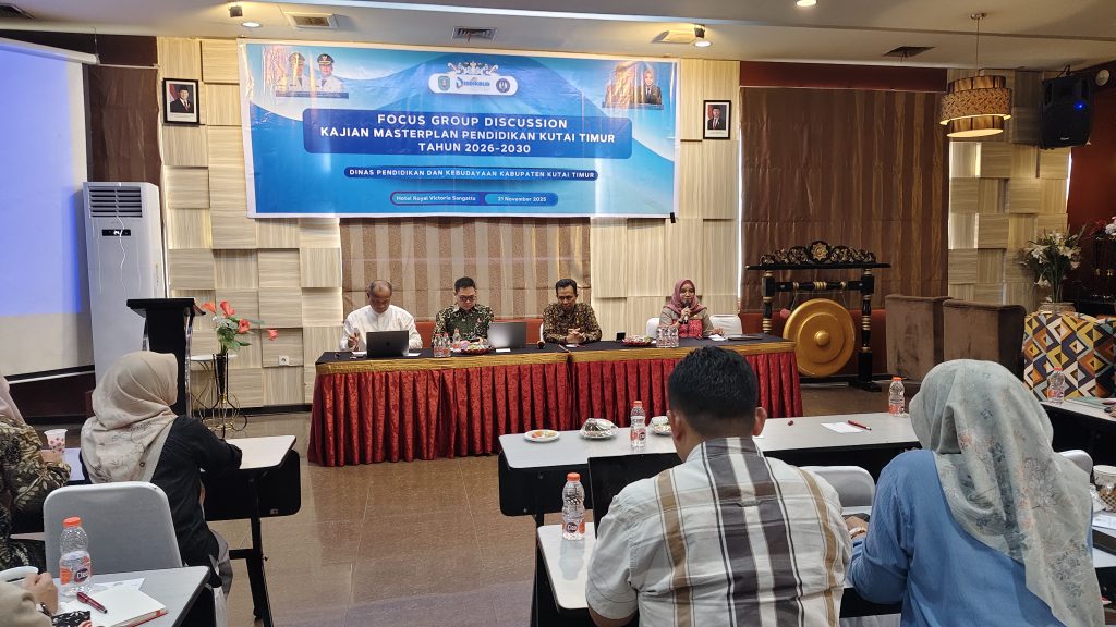 Suasana FGD Penyusunan Masterplan Pendidikan Kutai Timur 2026–2030