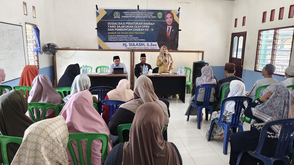 Sulasih Sosialisasikan Perda Narkotika, Warga Diminta Perketat Pengawasan Lingkungan Sulasih, Anggota DPRD Kaltim saat menggelar Sosperda Nomor 4 tahun 2022, Sabtu (15/11/2025) (AM/Gonews.id)