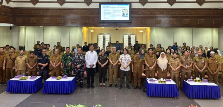 Diskominfo Kutim Dorong ASN Jadi Garda Depan Keamanan Digital Diskominfo Staper Sosialisasi Peningkatan Kesadaran Keamanan Informasi digelar di Ruang Meranti, Kantor Bupati Kutim, Selasa (4/11/2025) (AM/GONews.id)
