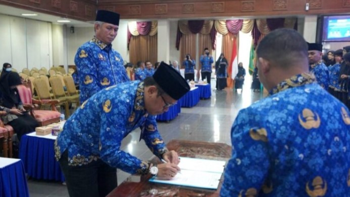 Bapor Korpri Kutim Perkuat Unit Jelang Porprov 2026 Ketua Bapor Korpri Kutim Syahfur