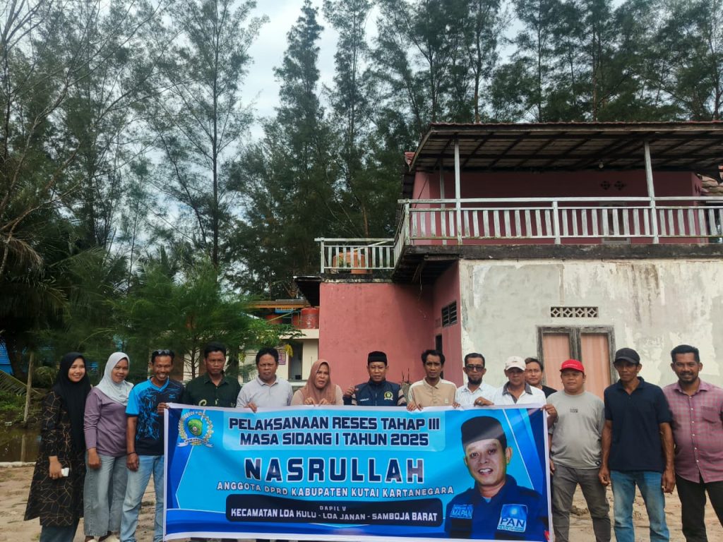 Nasrulah Tampung Keluhan Warga Samboja Barat Nasrulah, anggota DPRD Kutai Kartanegara dalam agenda reses tahap III tahun 2025, Kamis (6/11/2025)