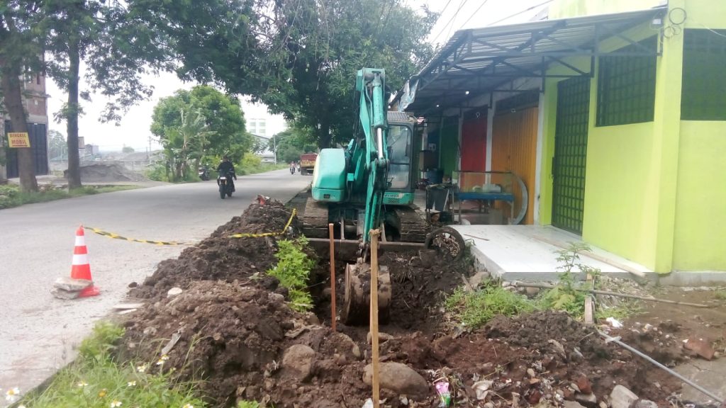 Drainase Baru Gebangsari Redam Ancaman Banjir Musiman Proyek Drainase Gebangsari Mojokerto 2025