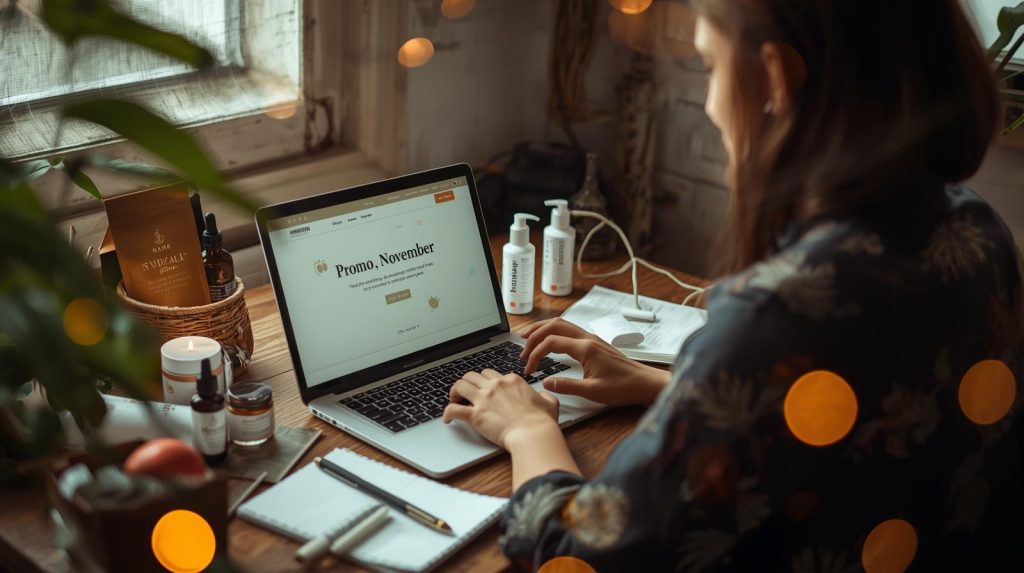Copywriting Promo November: Strategi Etis Tanpa Tipu‑tipu untuk UMKM & Brand Lokal Ilustrasi UMKM yang jujur dalam copywriting promo di bulan November. (Pict: AI-Rich)