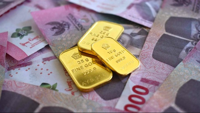 Harga Emas Antam Terjun Bebas, Turun Rp50 Ribu per Gram Foto emas antam yang turun Rp 50 ribu pergram-nya. (detik.com)