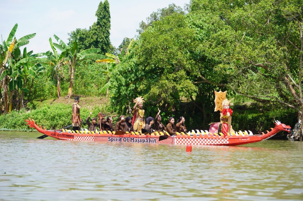 Dragon Boat Carnival 2025 di Sungai Ngotok Mojokerto (Foto: Diskominfo Kota Mojokerto)