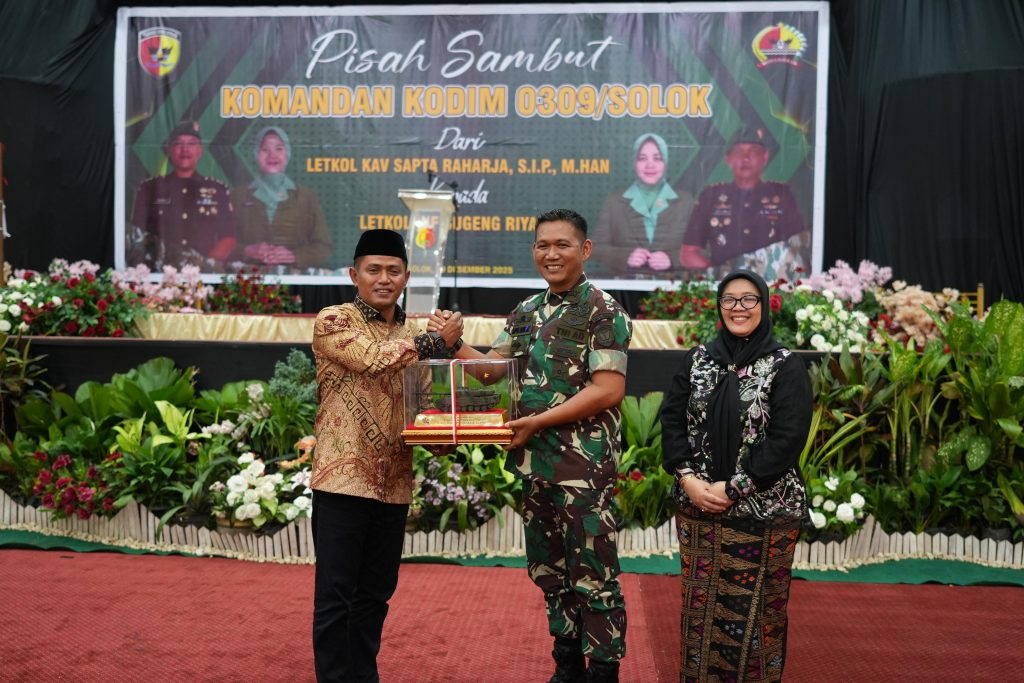 Bupati Solok Apresiasi Pisah Sambut Dandim 0309/Solok