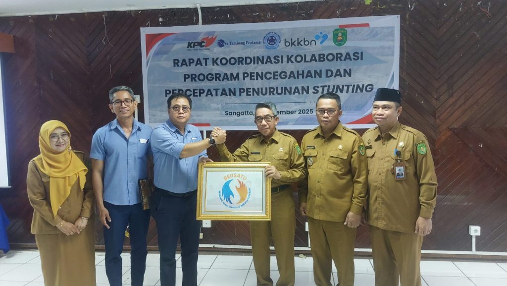 Bupati Ardiansyah saat menghadiri rapat koordinasi kolaborasi program pencegahan dan percepatan penurunan stunting