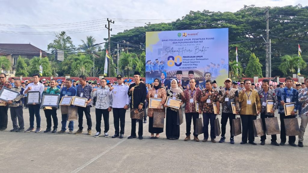 Seno Aji Wakil Gubernur Kaltim saat Hari Bakti PU di Samarinda, Rabu (3/12/2025)