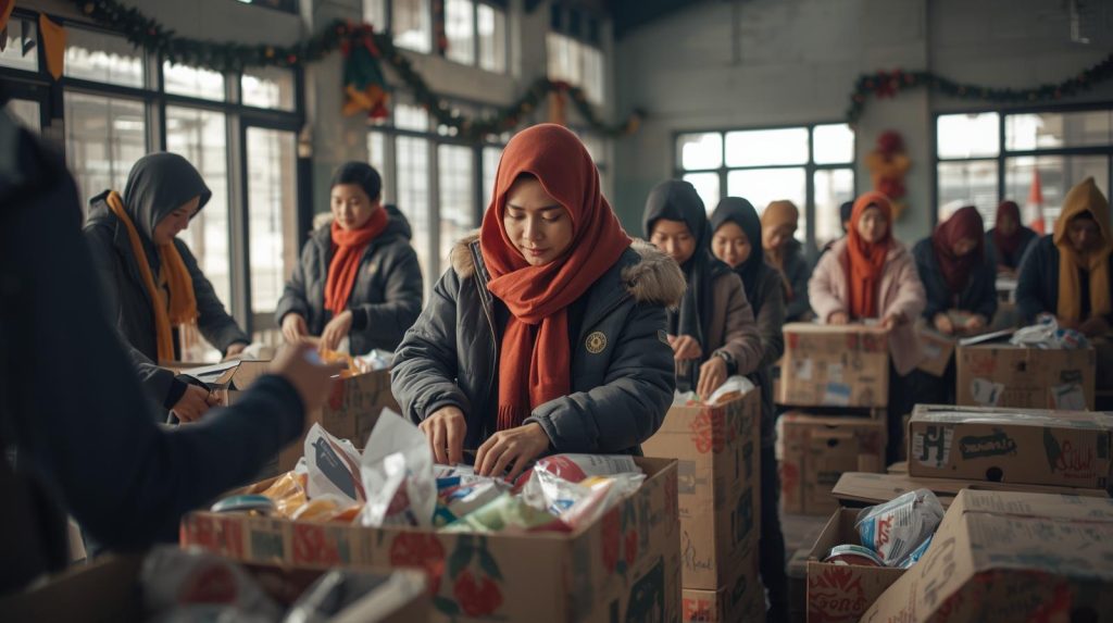 Momen reflektif brand dalam menciptakan kepedulian sosial di akhir tahun. (Pict: AI-Rich)