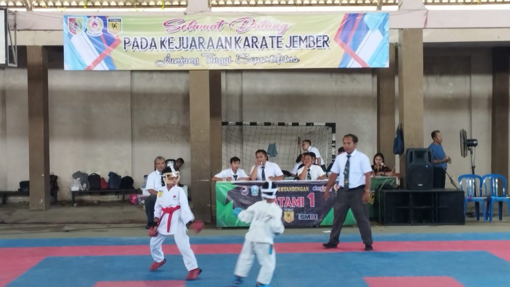 Kejurkab Karate Forki Jember 2026 Kembali Bergulir Pertandingan kejurkab Karate Forki JEMBER 2026.Foto Edi Mulyono
