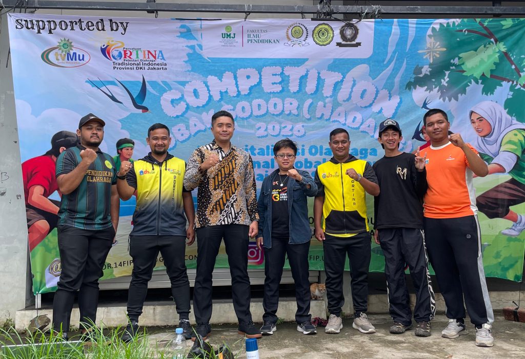 HIMAPOR FIP UMJ menggelar lomba Gobak Sodor mahasiswa untuk melestarikan olahraga tradisional