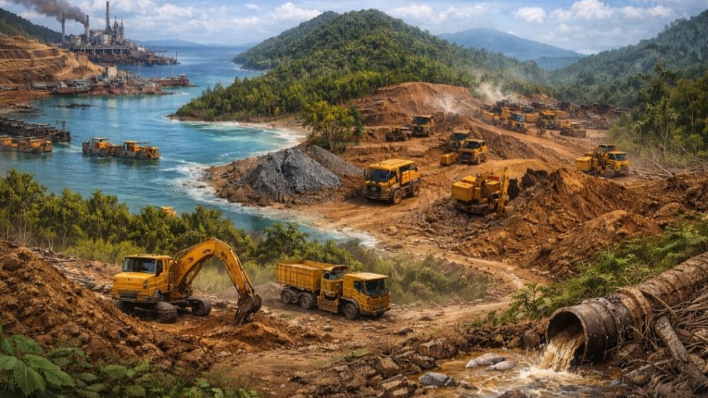HANTAM Soroti Tiga Tambang Nikel di Malut Tambang Nikel Maluku