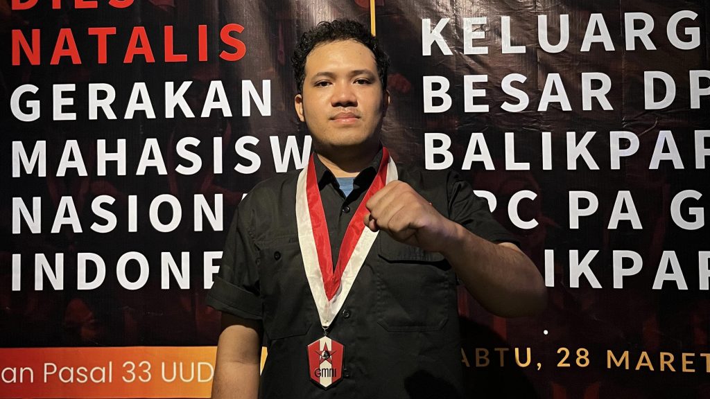 Ketua GMNI Balikpapan, Ibrahim,