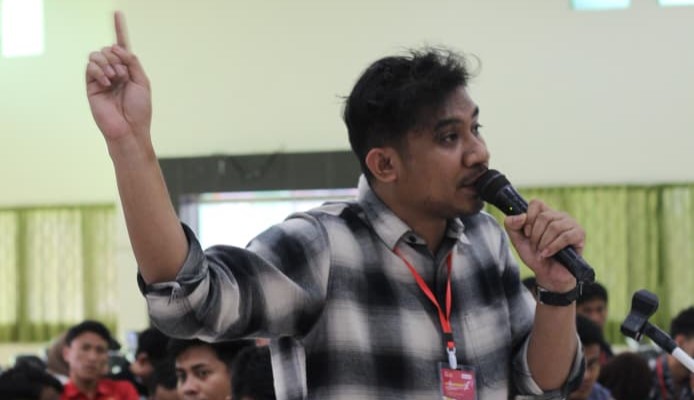 LMND Soroti Chat Diduga Libatkan Anggota DPRD Wempy Habary, Eksekutif Nasional Liga Mahasiswa Nasional untuk Demokrasi (EN LMND).