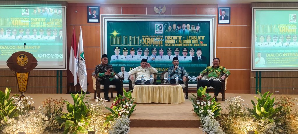 KAHMI Jatim Bahas Ketahanan Daerah di Probolinggo Sambutan walikota probolinggo Dr. H. Aminuddin Walikota di gedung Puri manggala bakti kota probolinggo. Minggu(12/4/2026) (Doni/GOnews.id)