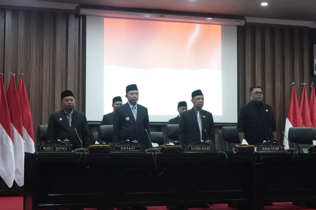 Rapat Paripurna Dewan Perwakilan Rakyat Daerah Kabupaten Bondowoso, Rabu (22/4/2026)