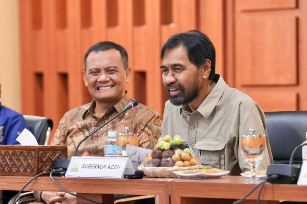 Gubernur Jawa Tengah Ahmad Luthfi bersama Gubernur Aceh Muzakir Manaf di Kantor Gubernur Aceh, (Dok.humasprovjateng)