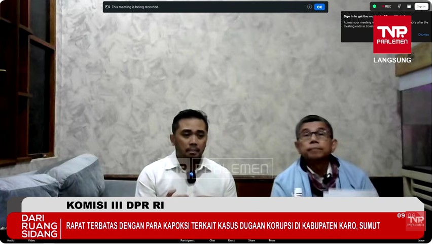 Logika Keliru Nilai Kerja Kreatif Komisi III DPR RI menggelar rapat dengar pendapat umum (RDPU) membahas kasus yang menjerat videografer Amsal Christy Sitepu
