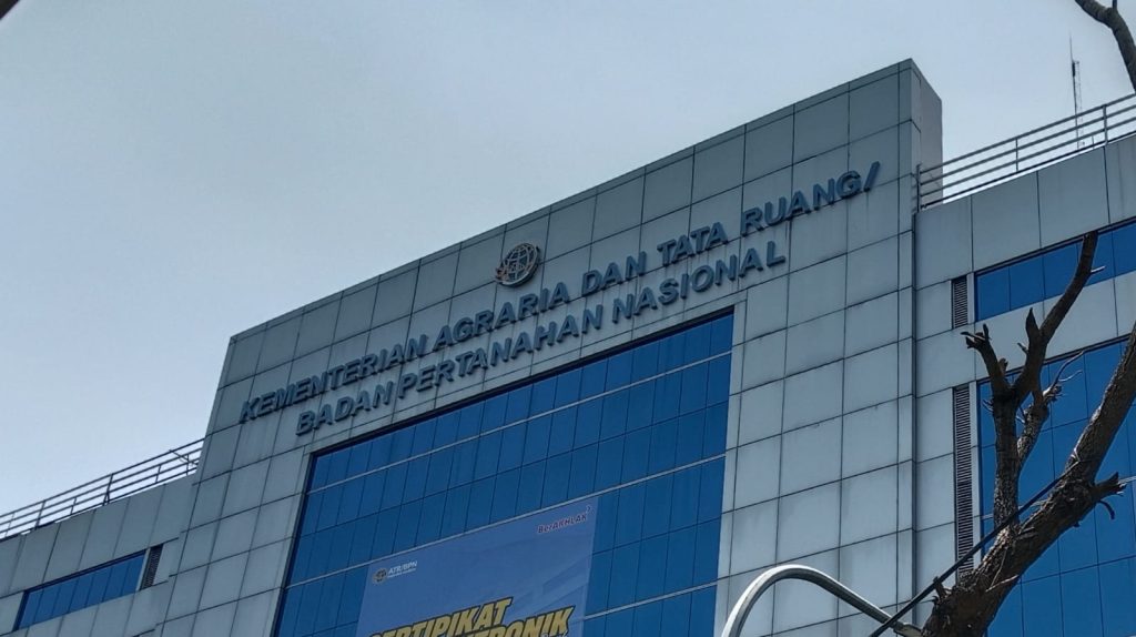 Gedung Kementerian ATR/BPN RI Foto: Pahala Simanjuntak/GOnews.ID