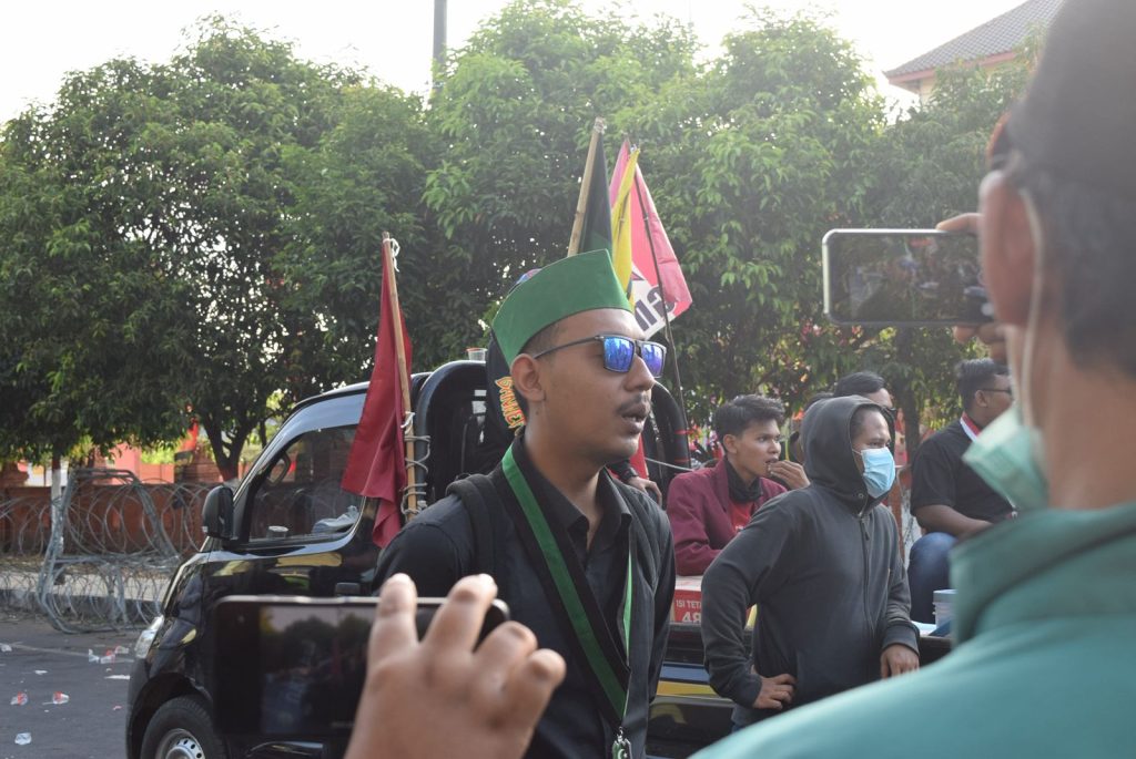 Ketua Bidang Politik dan Demokrasi BADKO HMI Jawa Timur, Tsabit Ikhmaddi,