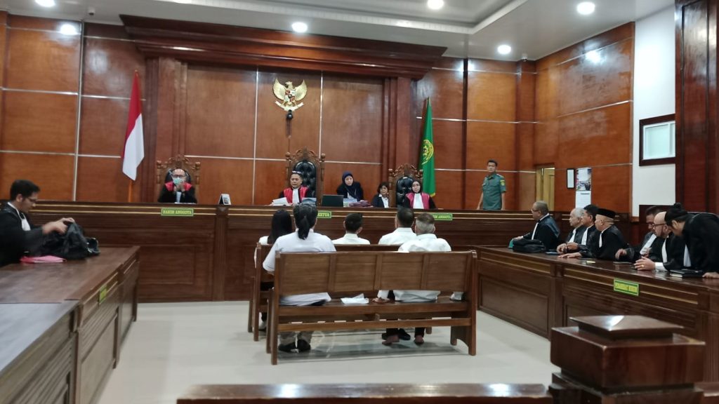 Lima Kejanggalan Sidang Dugaan Surat Palsu Sidang perkara dugaan pemalsuan surat terhadap lima terdakwa atas laporan saksi korban dan pelapor, Lukman Sakti Nagaria di PN Jakarta utara, Kamis (21/5/2026) Foto: Pahala Simanjuntak /GOnews.ID