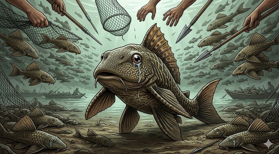 Akademisi UB Minta Penanganan Ikan Sapu-Sapu Dikaji Gambar by AI