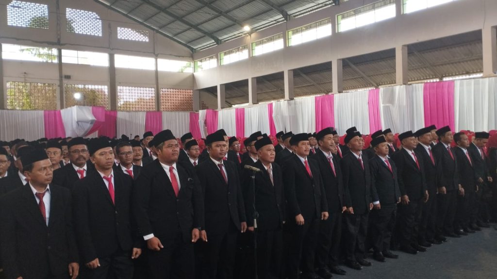Para ASN Kabupaten Jember Saat ikuti pelantikan.foto Edi Mulyono