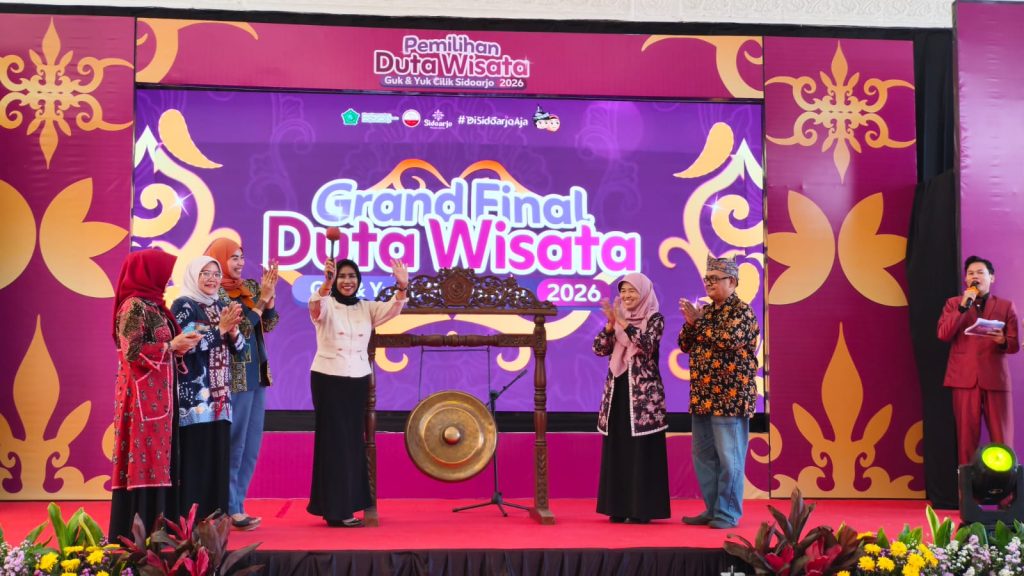 Wabup Mimik Dorong Gukyuk Cilik Promosikan Sidoarjo Pemukulan gong oleh Wabup Sidoarjo Hj.Mimik Idayana tandai dibukanya Grand Final Pemilihan Guk & Yuk Cilik Sidoarjo 2026 di Pendopo Delta Wibawa.Minggu (07/06/2026).