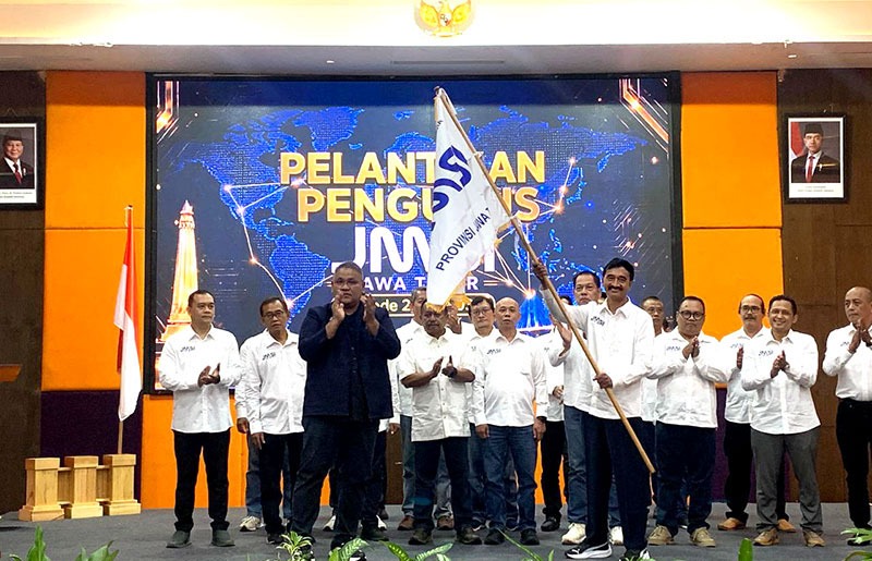 Dewan Pers Saksikan Pelantikan JMSI Jatim 2025-2030 pelantikan pengurus Jaringan Media Siber Indonesia (JMSI) Provinsi Jawa Timur periode 2025-2030 yang berlangsung di Grand Mercure Hotel Surabaya, Rabu (10/6/2026).