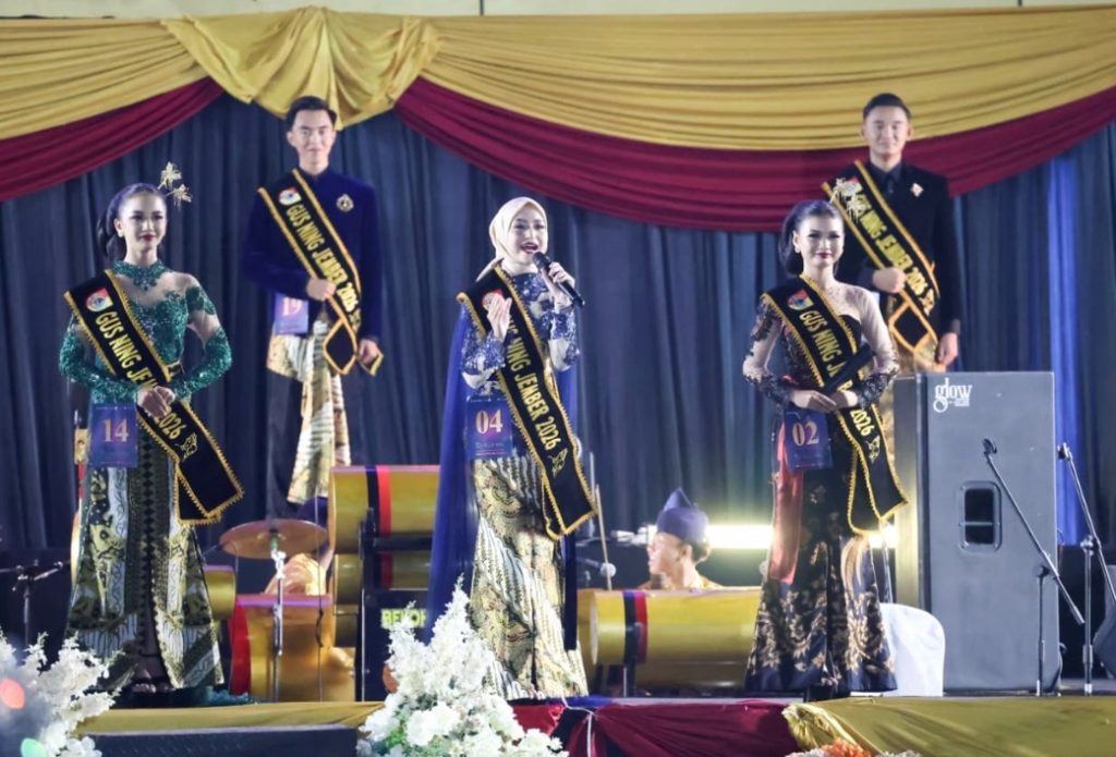 Di Hadapan Gus dan Ning Jember 2026, Gus Fawait Paparkan Mimpi Jember Jadi Singa Ekonomi Para finalis gus dan ning Jember. Foto Diskominfo
