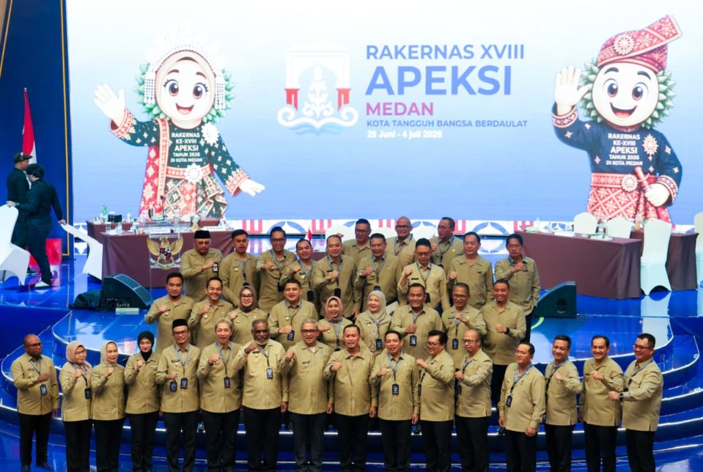 Rakernas APEKSI Rumuskan 10 Rekomendasi Strategis Suasana Rakernas XVIII APEKSI di Kota Medan pada Kamis (2/7/2026) (Dok.Diskominfo)