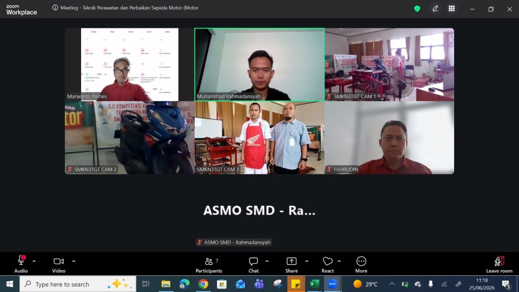 Astra Motor Kalimantan Timur 2 sebagai Main Dealer sepeda motor Honda dan bagian dari PT Astra International Tbk turut terlibat sebagai juri profesional dalam pelaksanaan LKSN Bidang Perawatan dan Perbaikan Sepeda Motor yang berlangsung secara daring disepanjang periode Juni 2026 kemarin.