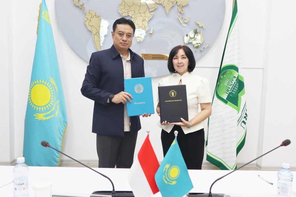 Universitas Brawijaya dan KazNARU memperkuat kerja sama riset, pendidikan, serta inovasi agroindustri di Kazakhstan.