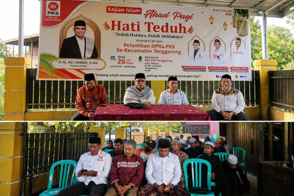 PKS Tenggarong Luncurkan Kajian Rutin “Hati Teduh” Kajian Islam Ahad Pagi Hati Teduh resmi diluncurkan PKS Tenggarong