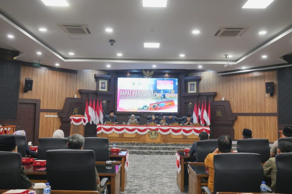 KUA-PPAS 2027 Kota Mojokerto Fokus pada Ekonomi dan Pelayanan Dasar Suasana rapat paripurna DPRD Kota Mojokerto di Ruang Sidang DPRD, Senin (27/7/2026) (Sok Diskominfo)