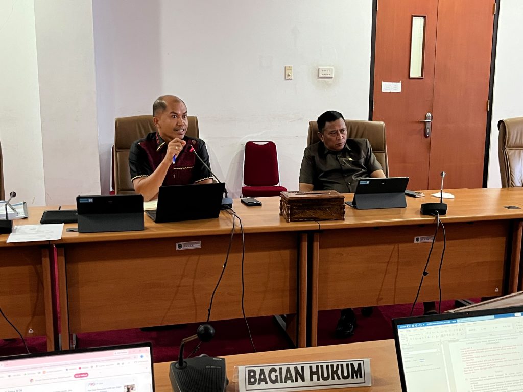 DPRD Bontang menggelar rapat bersama terkait pembahasan RTRW