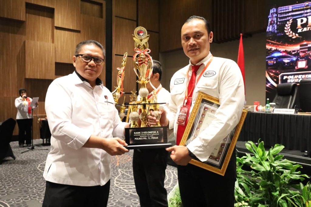 Satresnarkoba Polres Pelabuhan Tanjung Perak meraih Juara II Polda Jawa Timur, Rabu (29/7/2026). (FT/Wawan)