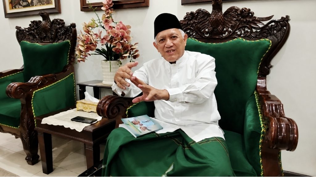 45 PCNU Jatim Kompak Usung Gus Kikin ke PBNU Gus Kikin ketua PWNU Jatim yang digadang-gadang masuk bursa calon kuat ketua umum PBNU