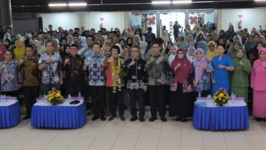 Hari Anak Nasional 2026, Kutim Perkuat Komitmen Wujudkan Sekolah Ramah Anak Peringatan Hari Anak Nasional 2026 Kutai Timur di Gedung Serba Guna Kutim, Sabtu (25/7/2026) (wahyudi/GOnews.id)