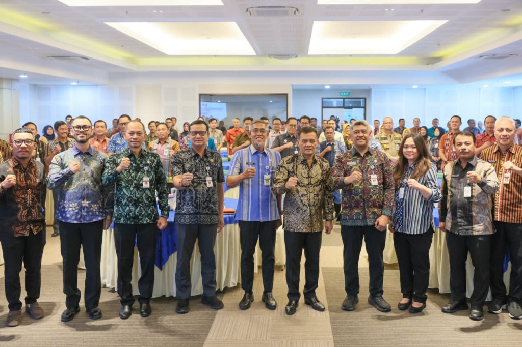 Gubernur Jateng Ahmad Luthfi Di acara peluncuran Satgas Pandawa di Gedung Merah Putih Semarang (Ganang/GOnews.id)