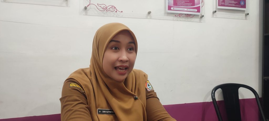 Pemkab Jember Perkuat Program Homecare, Layanan Kesehatan Gratis Siap Jangkau Warga Hingga ke Pelosok Kepala Puskesmas Pakusari dr.Dian Alfiyatul Uliyah.foto Edi Mulyono