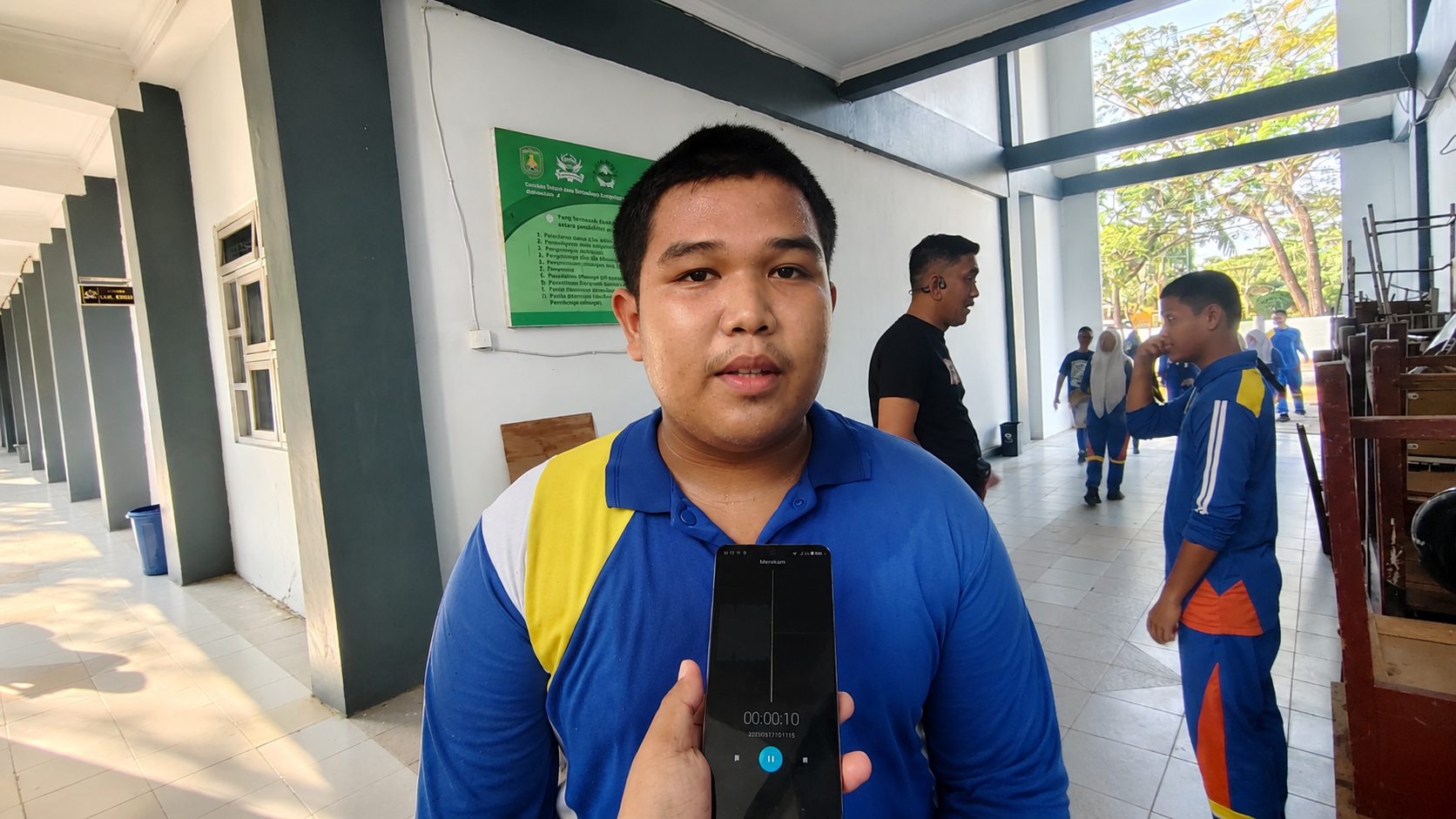 Ketua OSIS SMAN 1 Sangatta Utara, Irvan Rasyad