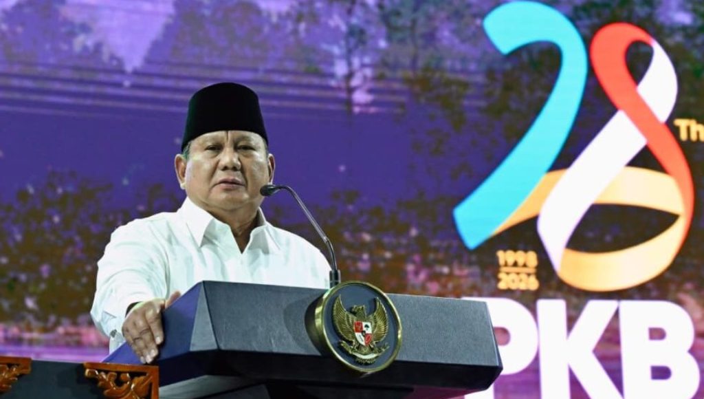 Koalisi Pers Kaltim Desak Prabowo Minta Maaf ke Jurnalis Presiden Prabowo Subianto menghadiri peringatan Hari Lahir (Harlah) Partai Kebangkitan Bangsa (PKB) ke-28 yang digelar di Jakarta International Convention Center (JICC), Jakarta, pada Kamis, 23 Juli 2026. Foto: BPMI Setpres/Cahyo